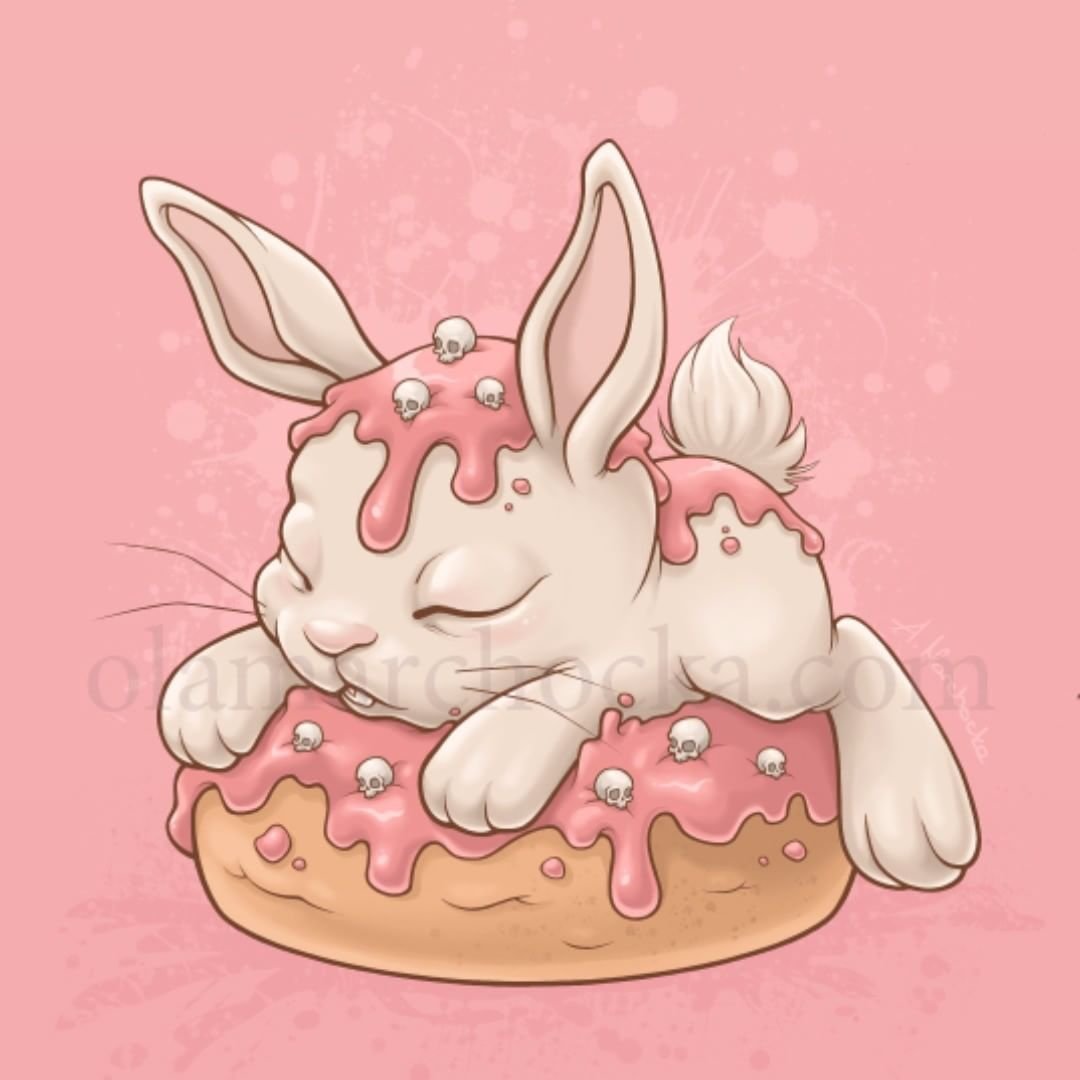 Милые мультяшные кролики