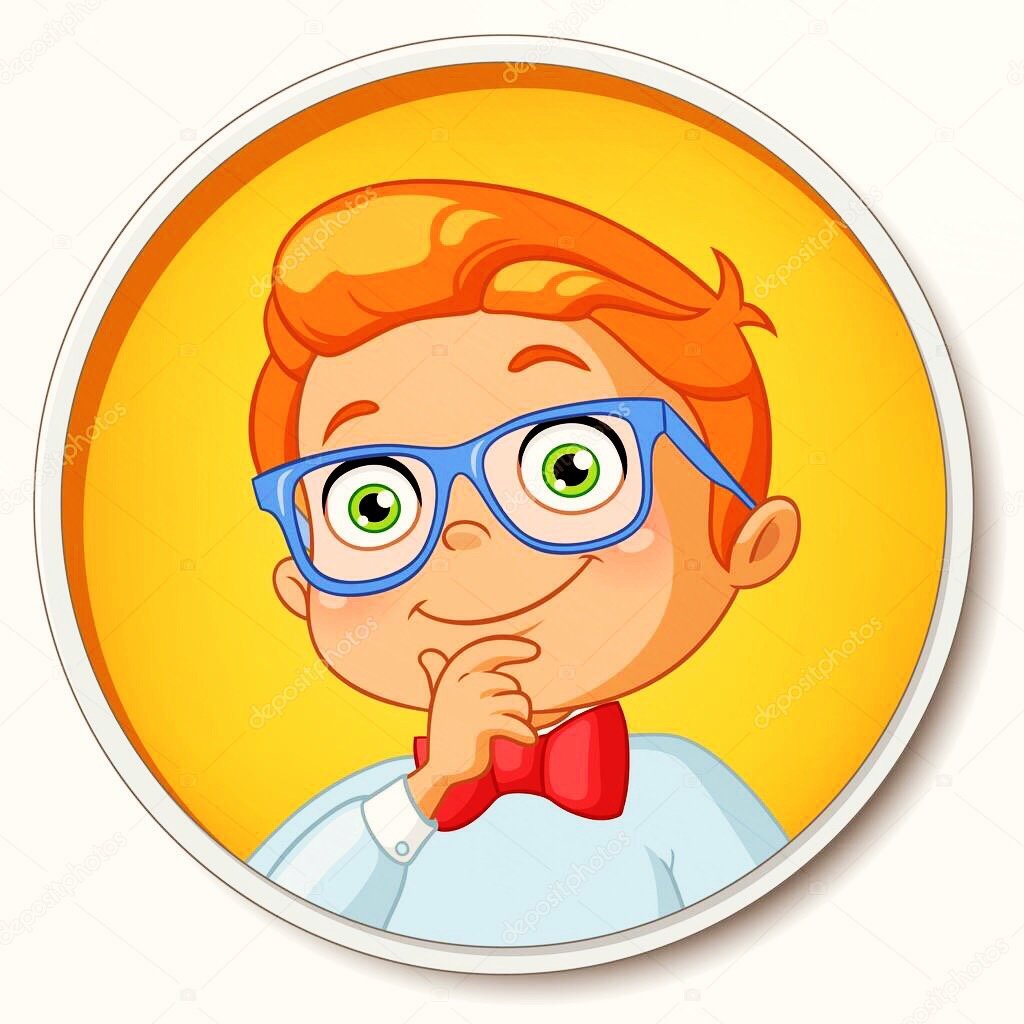 Мальчик с книжкой мультяшный