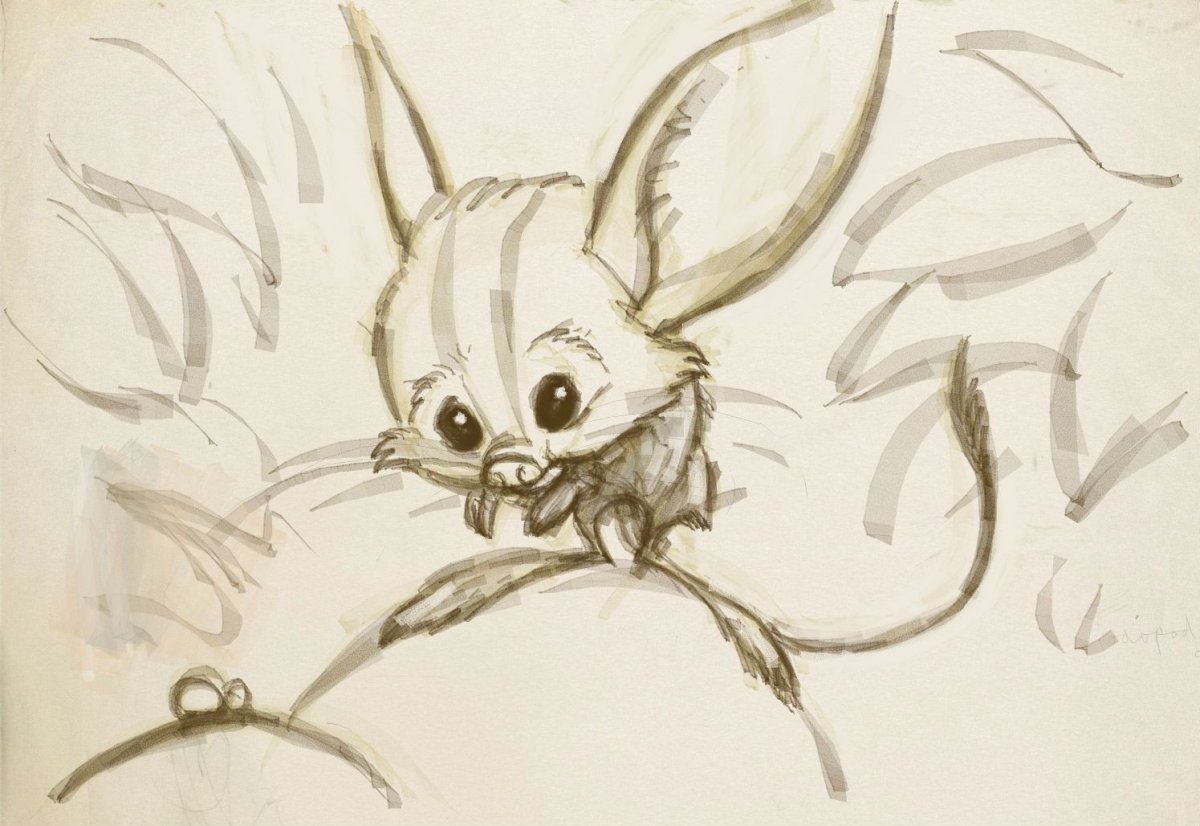 Тушканчик рисунок для детей