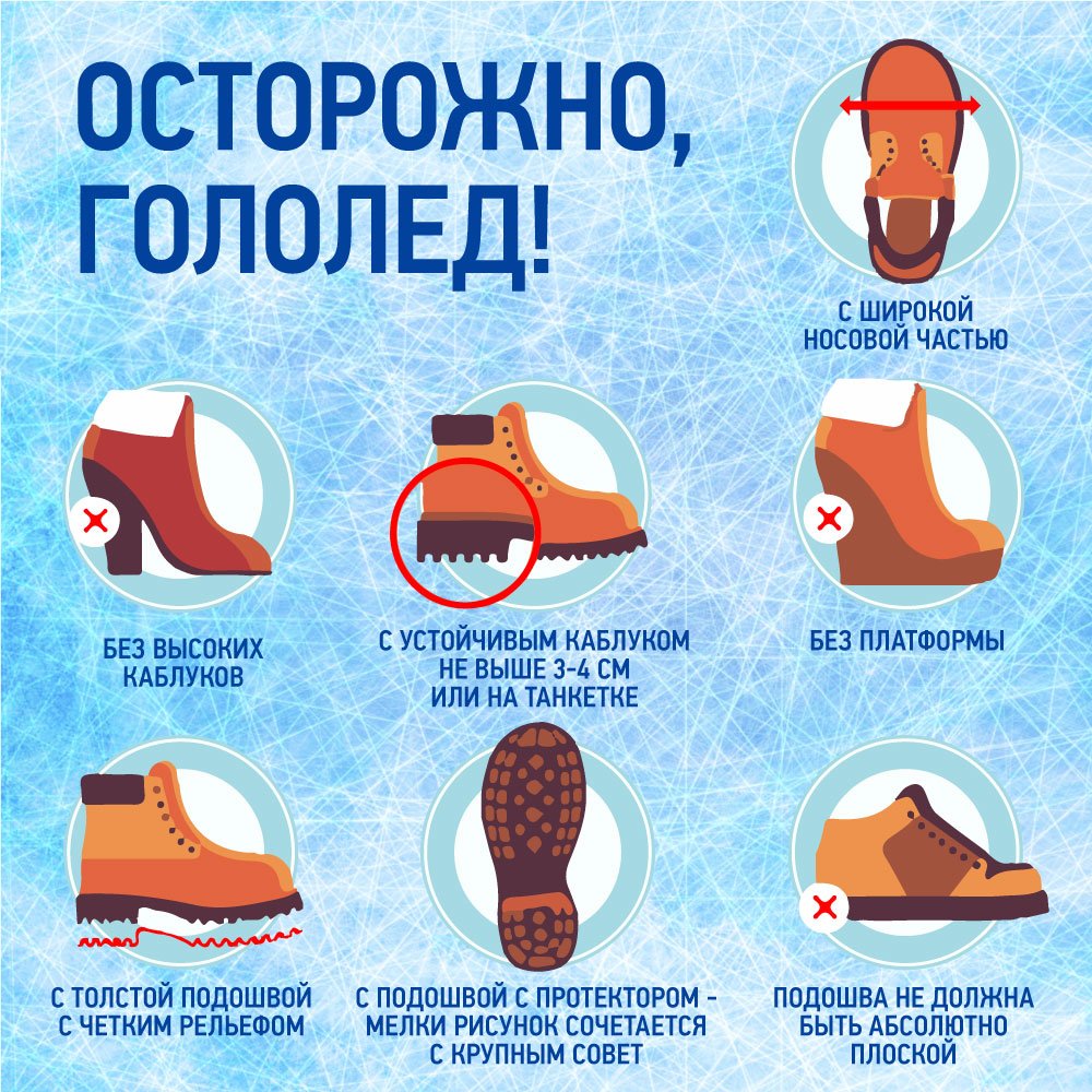 Осторожно гололед