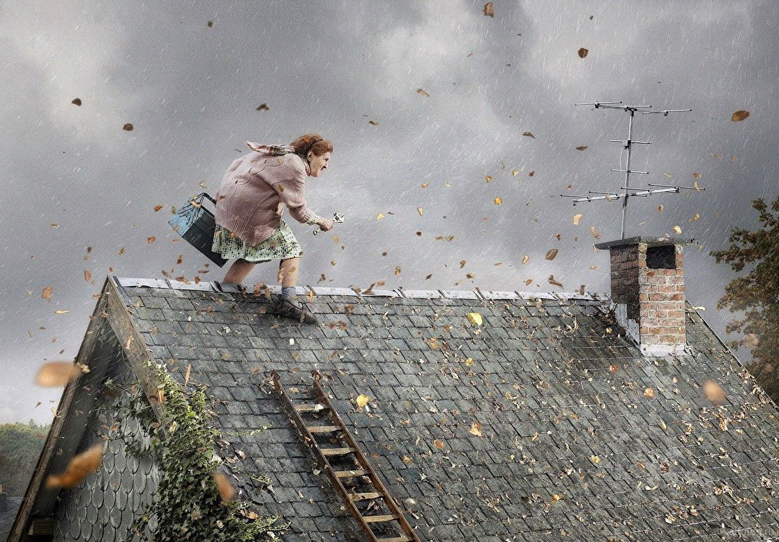 Крыша улетела