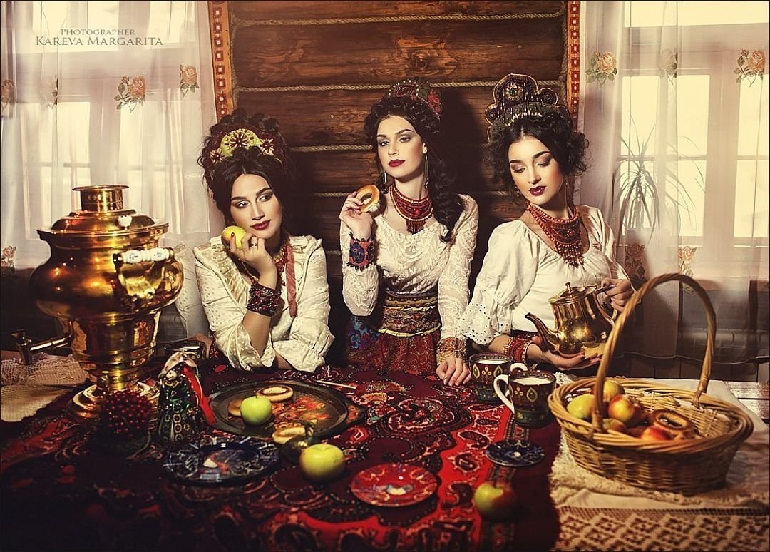 Чаепитие в русском стиле