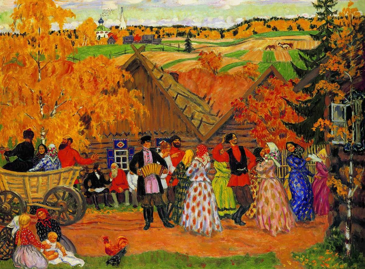 Борис Кустодиев деревенский праздник