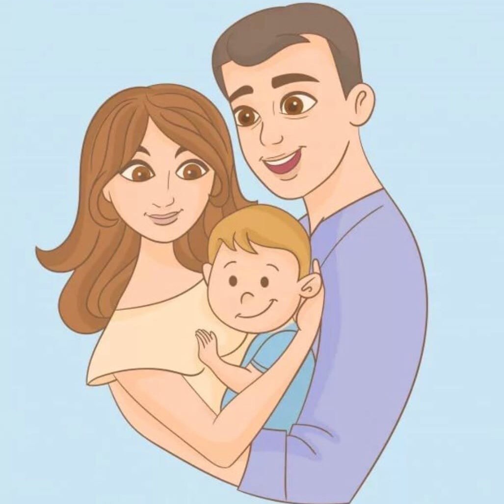 Нарисовать родителей