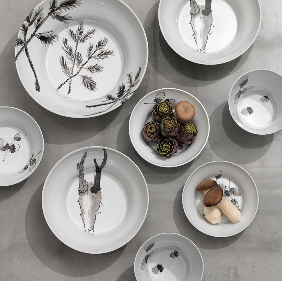 Чайный сервиз фарфор Прованс