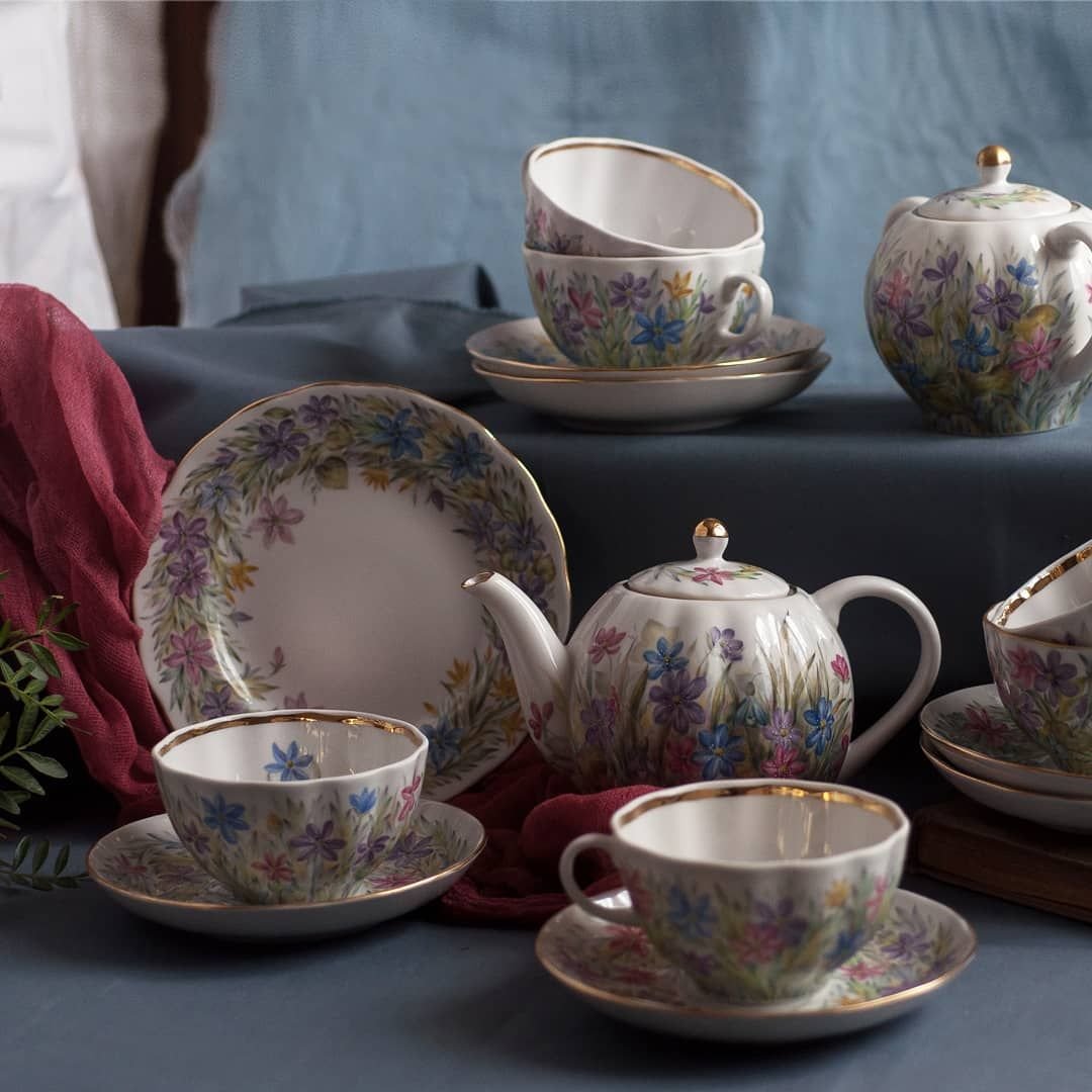 Сервиз зимний вечер