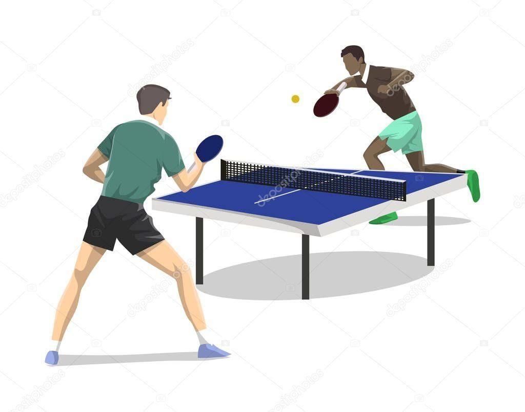 Настольный теннис Сток рисунки