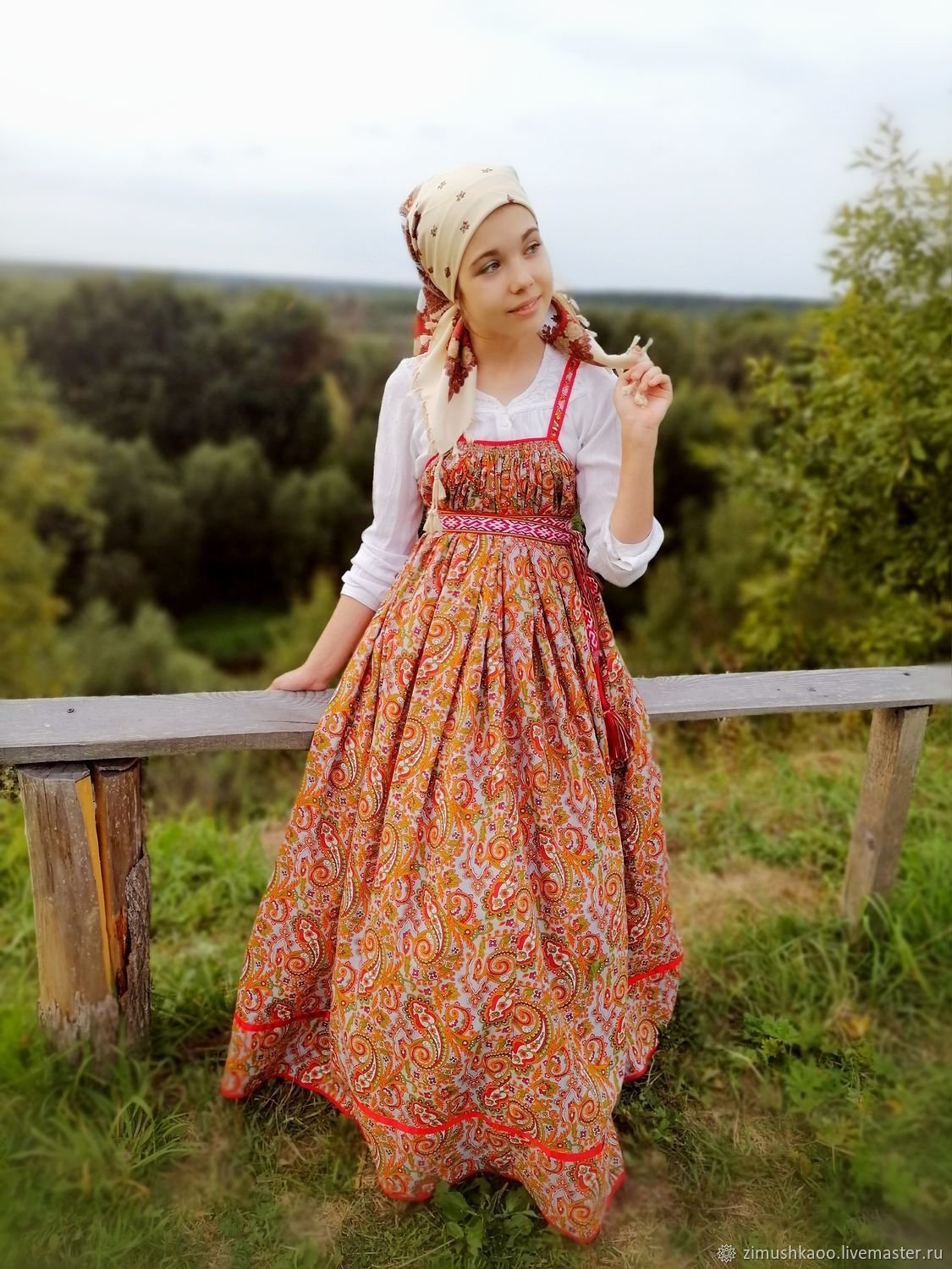 Славянский сарафан