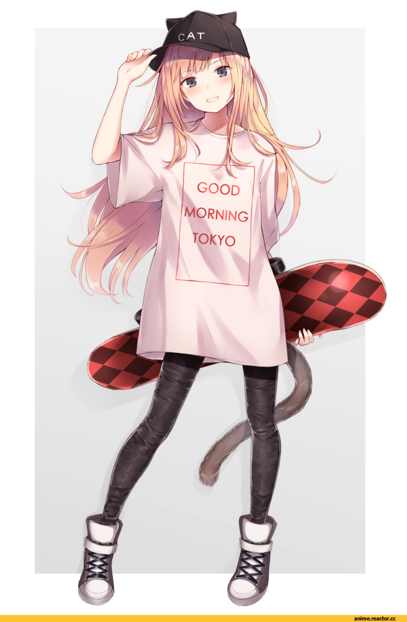 Аниме девушка стильная