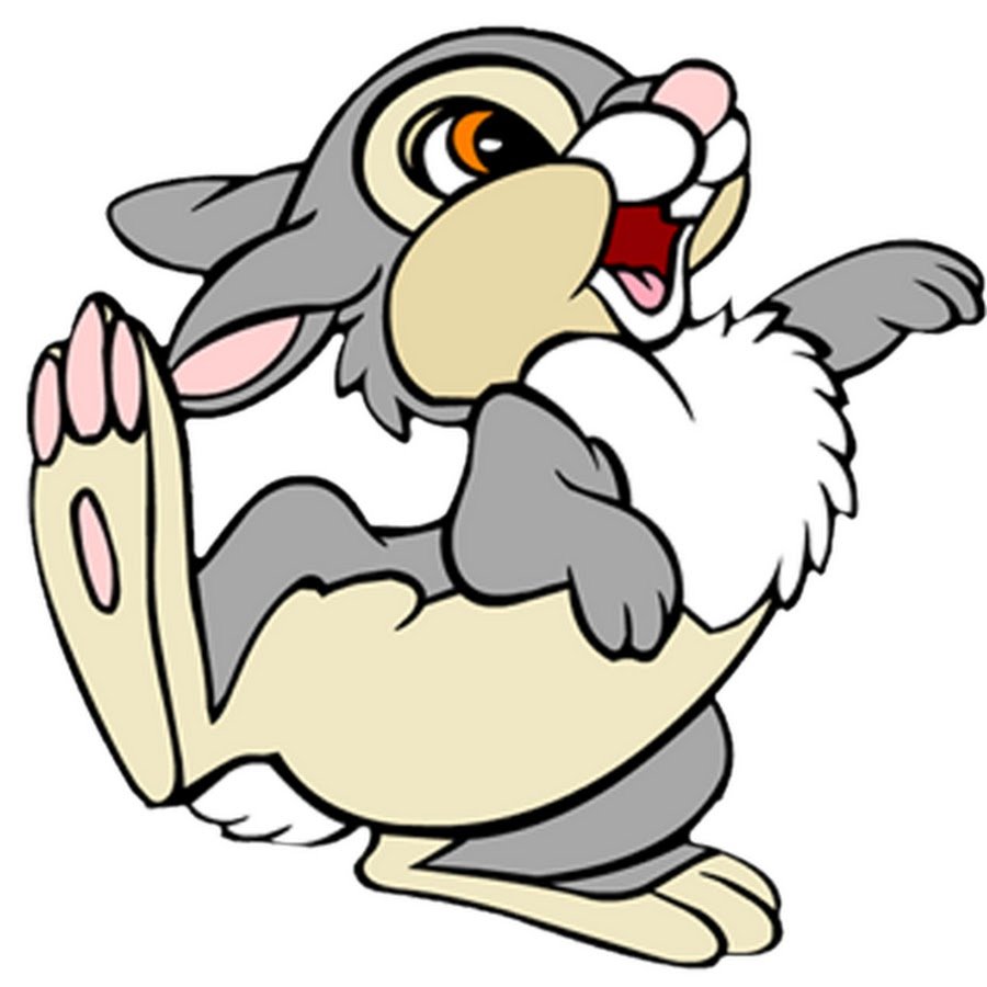 Зайчик мультяшный