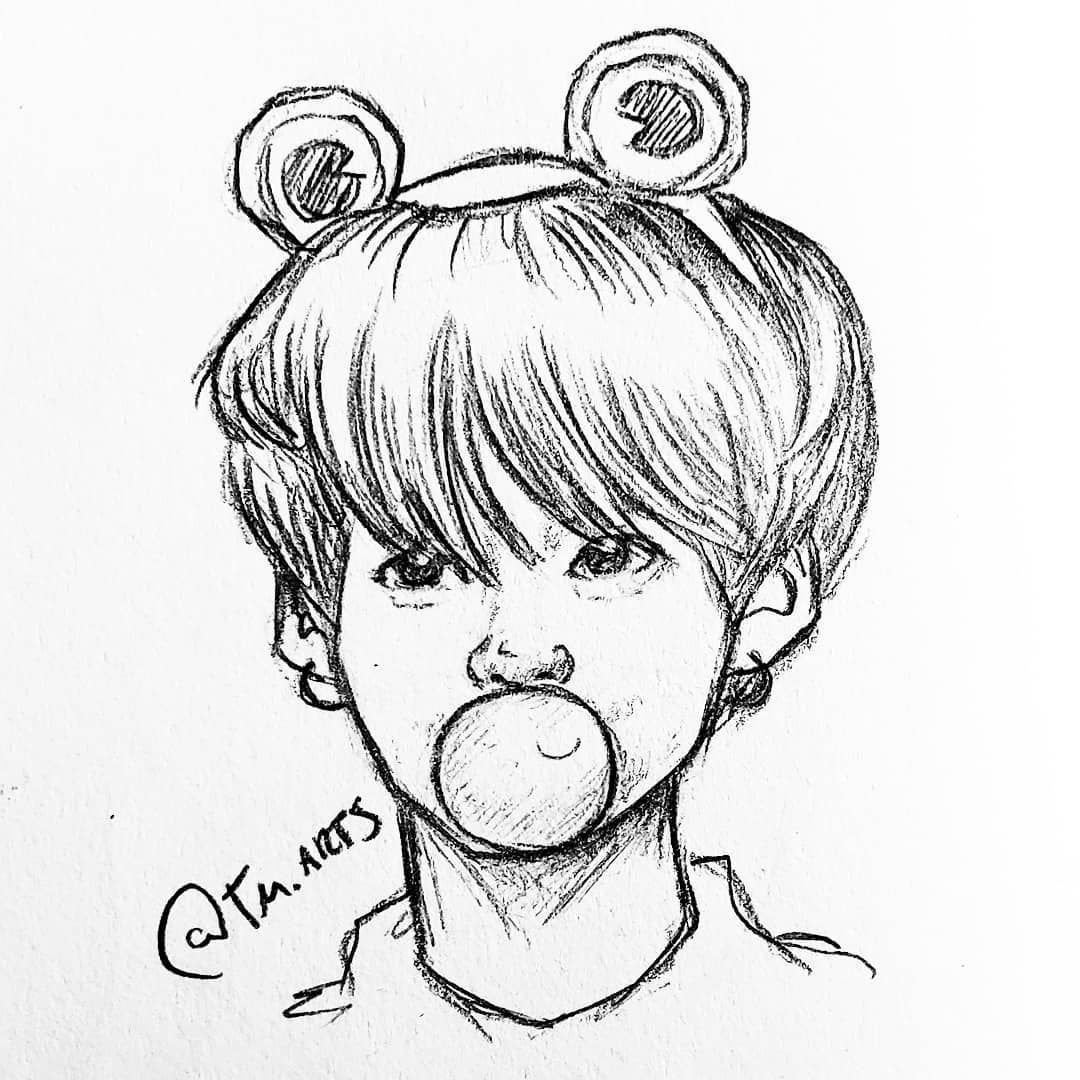 Раскраска БТС Чонгук