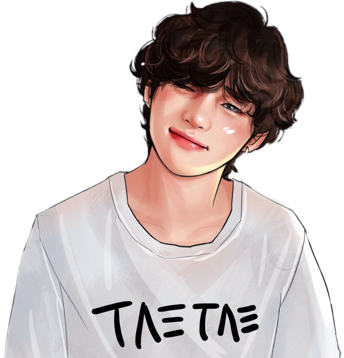 Рисунки БТС Тэхен 2020