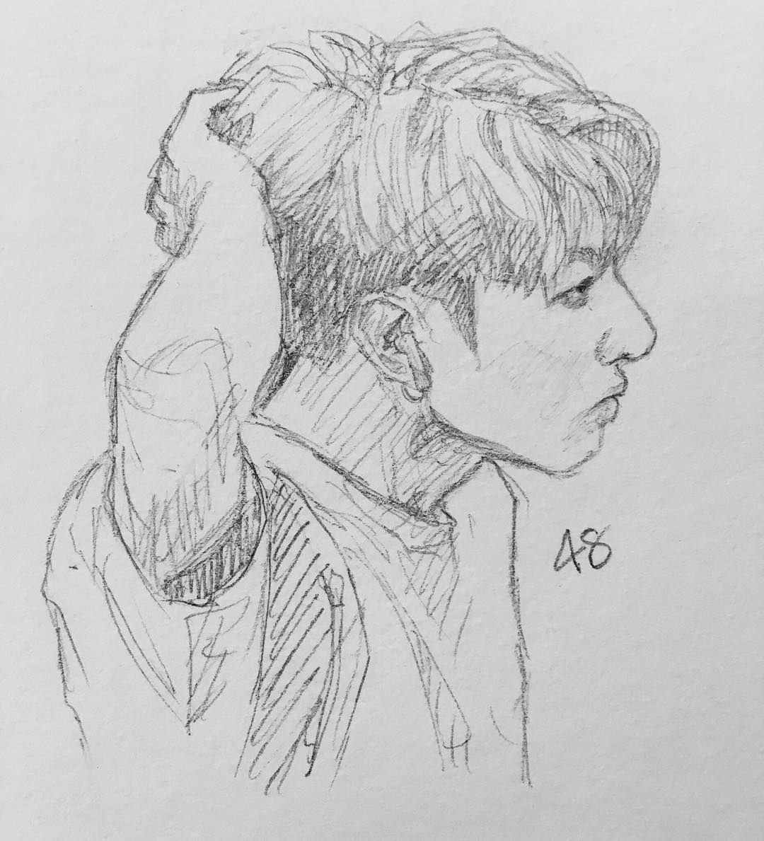 Портрет БТС профиль