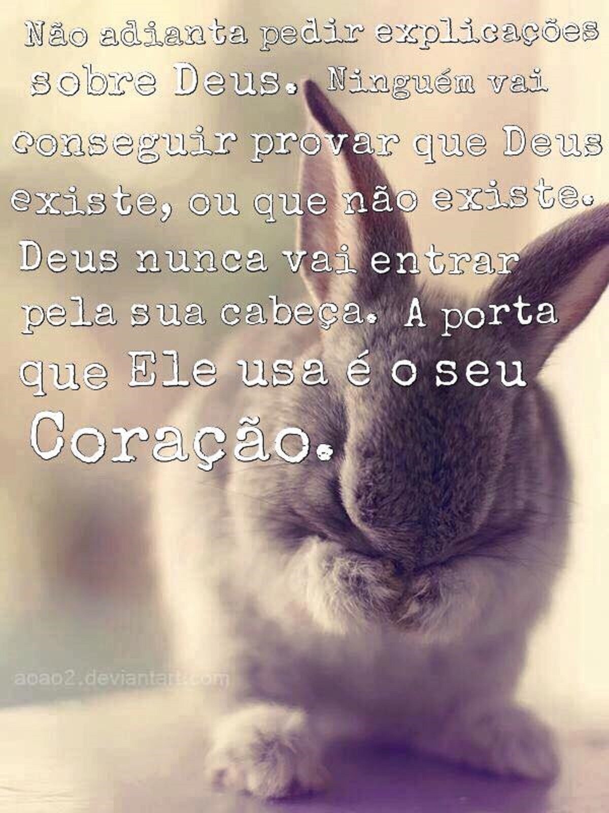 Грустный зайчик