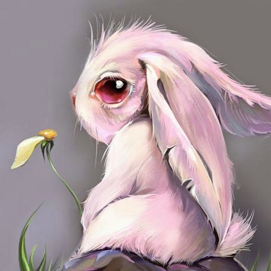 Милый зайчик с сердечком