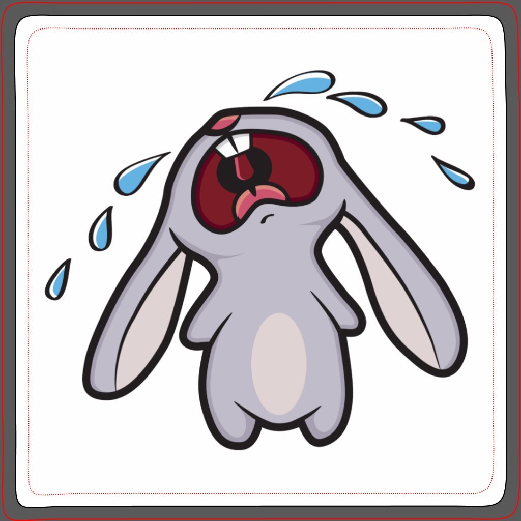 Зайчонок плачет