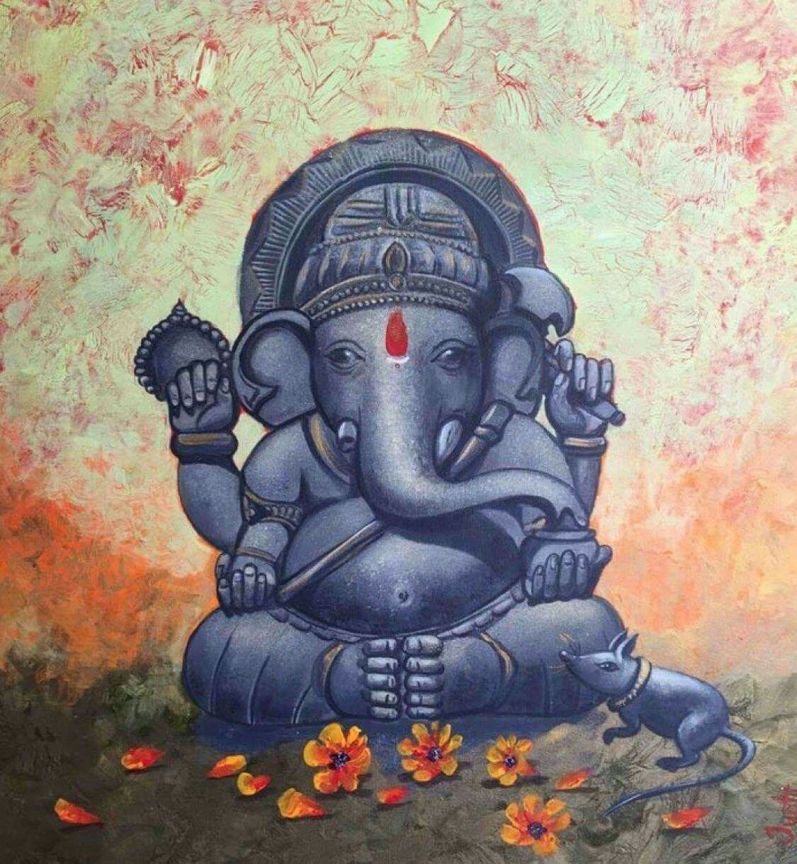 Ганапати Ганеша арт