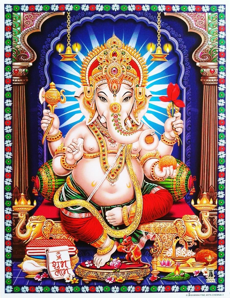 Ганеша Ганапати при рождении