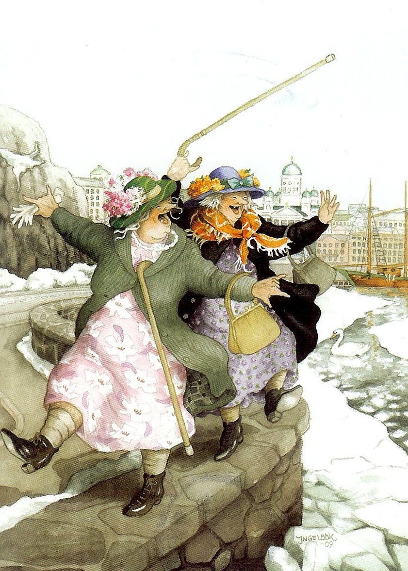 Художница Berni Parker с днем рождения