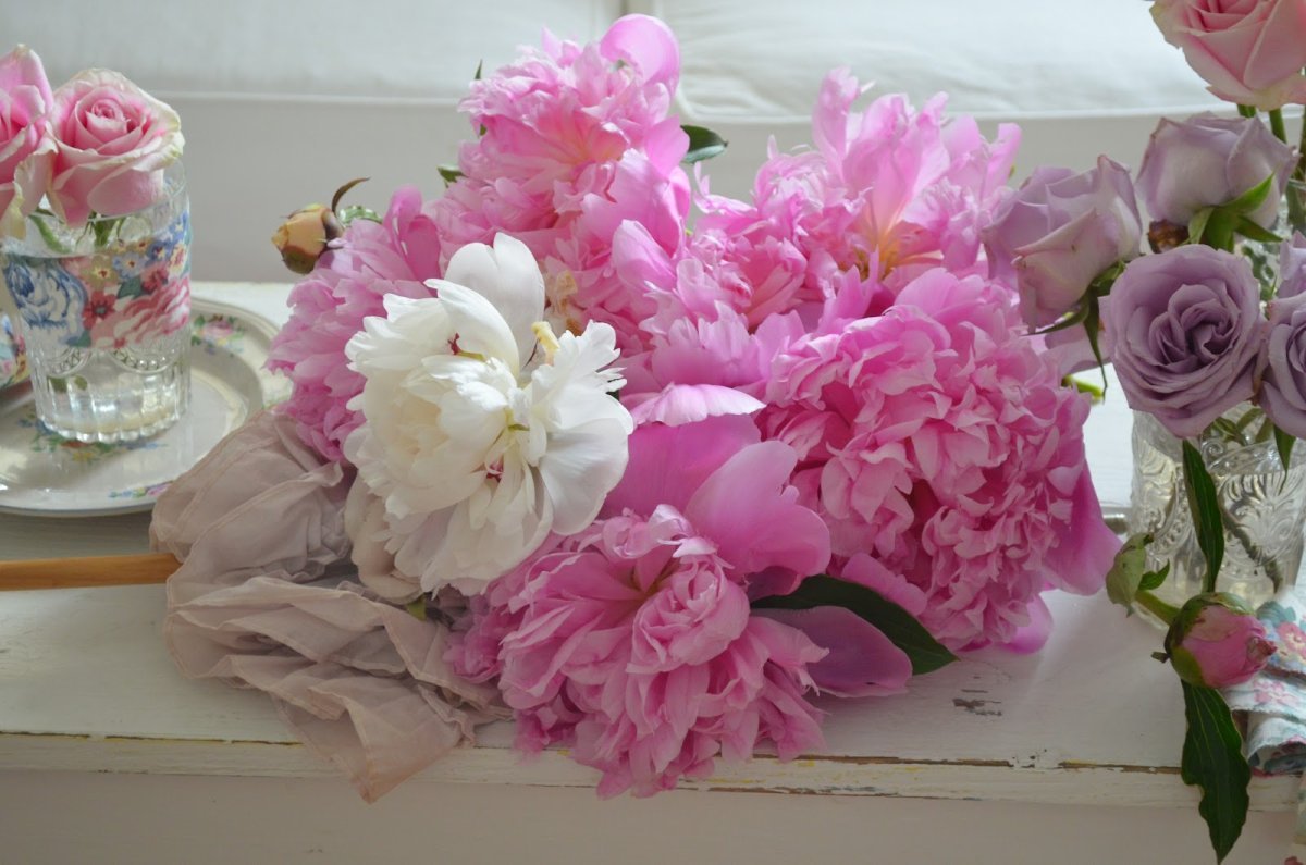 Букет пионов