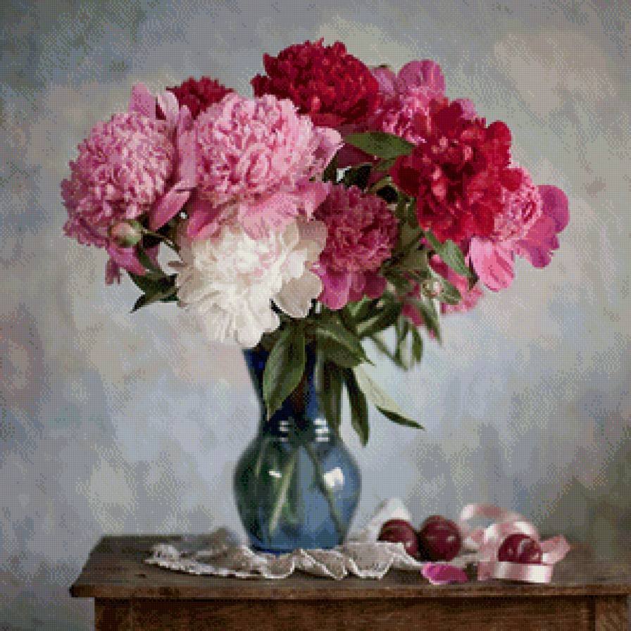 Пионы букет Икебана