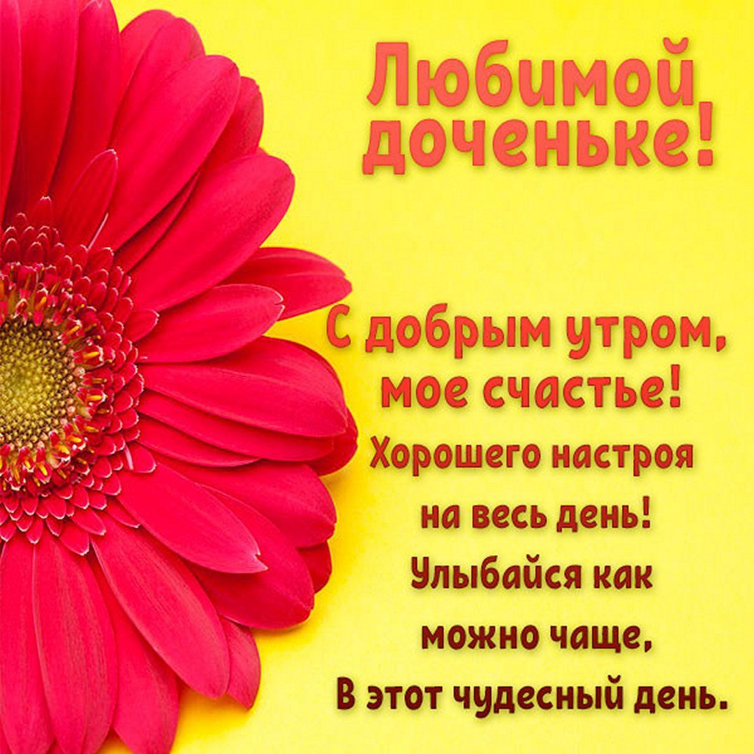 С добрымутречком доченька