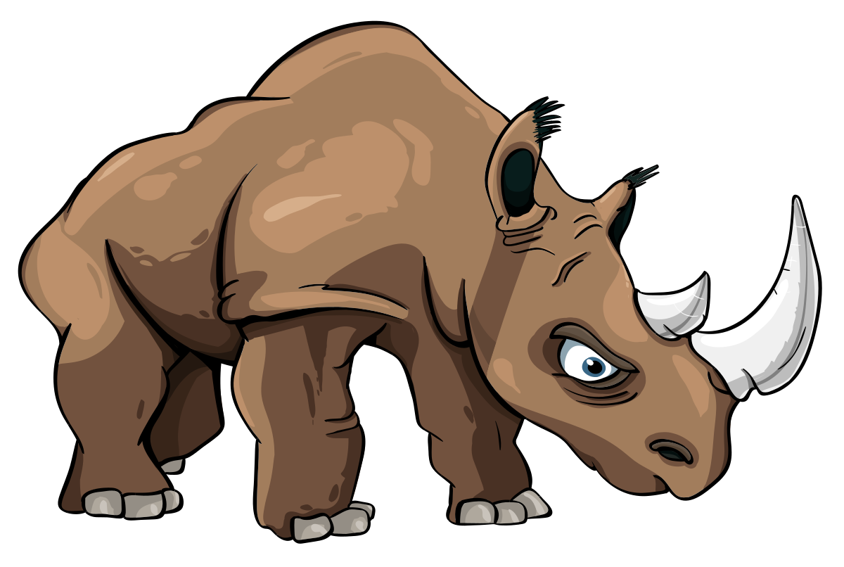 Носороги мультяшные