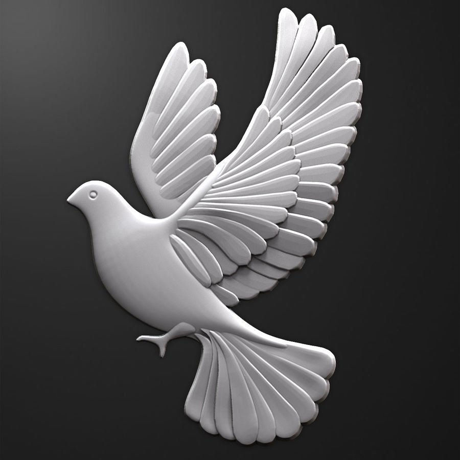 Голубь из гранита