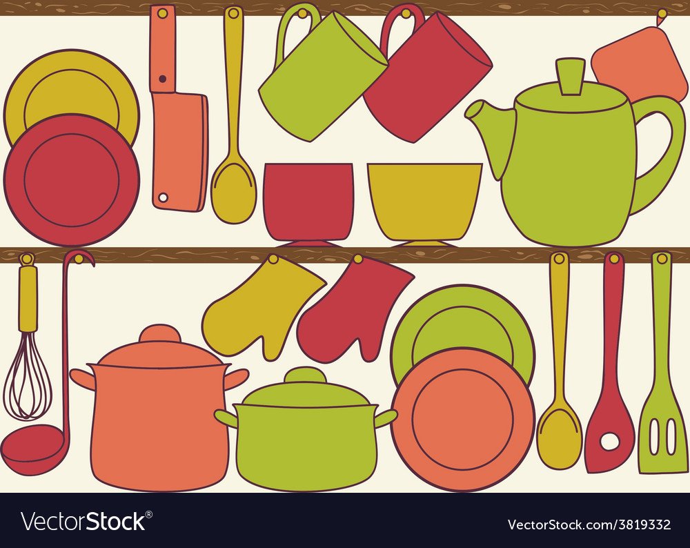 Полка для посуды для детей