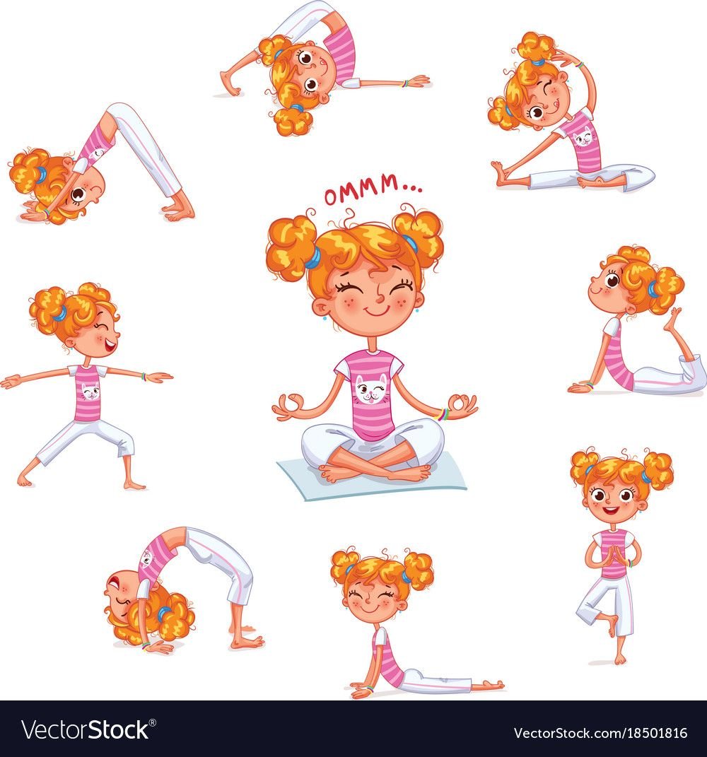 Гимнастика дети мультяшки