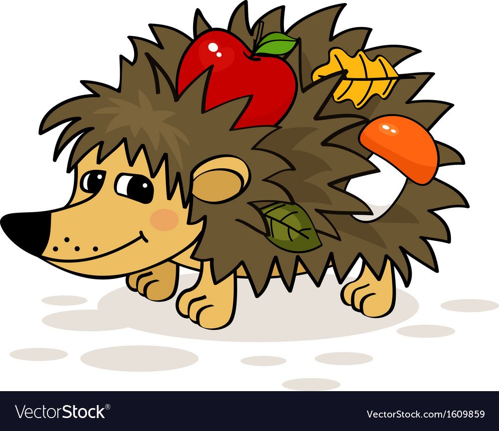 Ежик с грибком