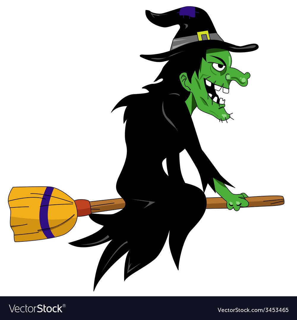 Cute Witch cartoon