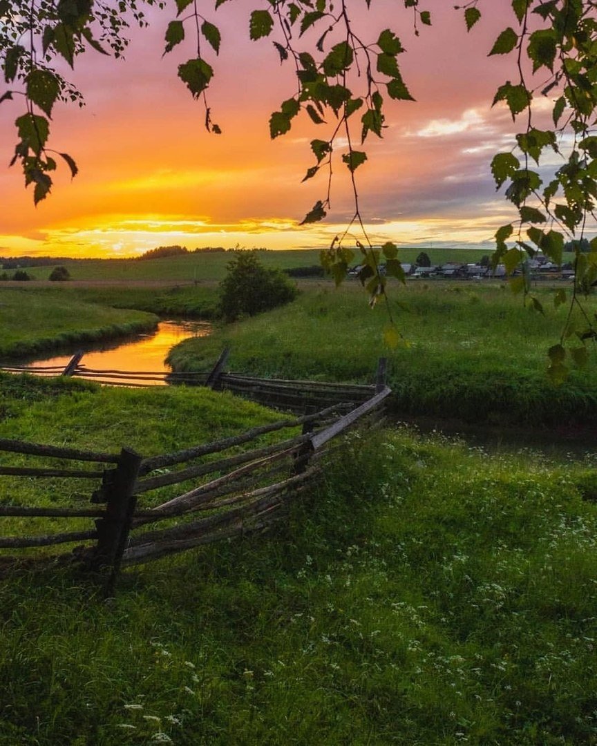 Деревенский пейзаж