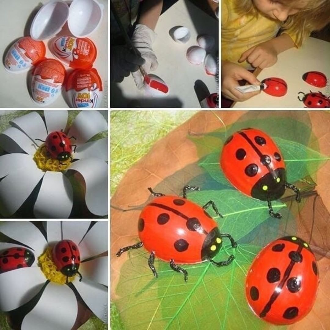 Божья коровка из Киндер сюрприза