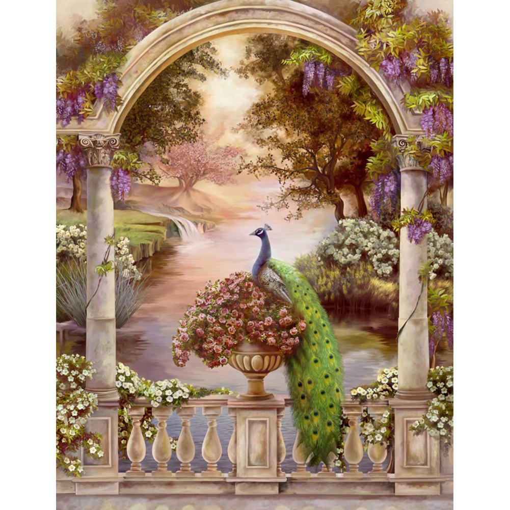 Алмазная мозаика "Райский сад"