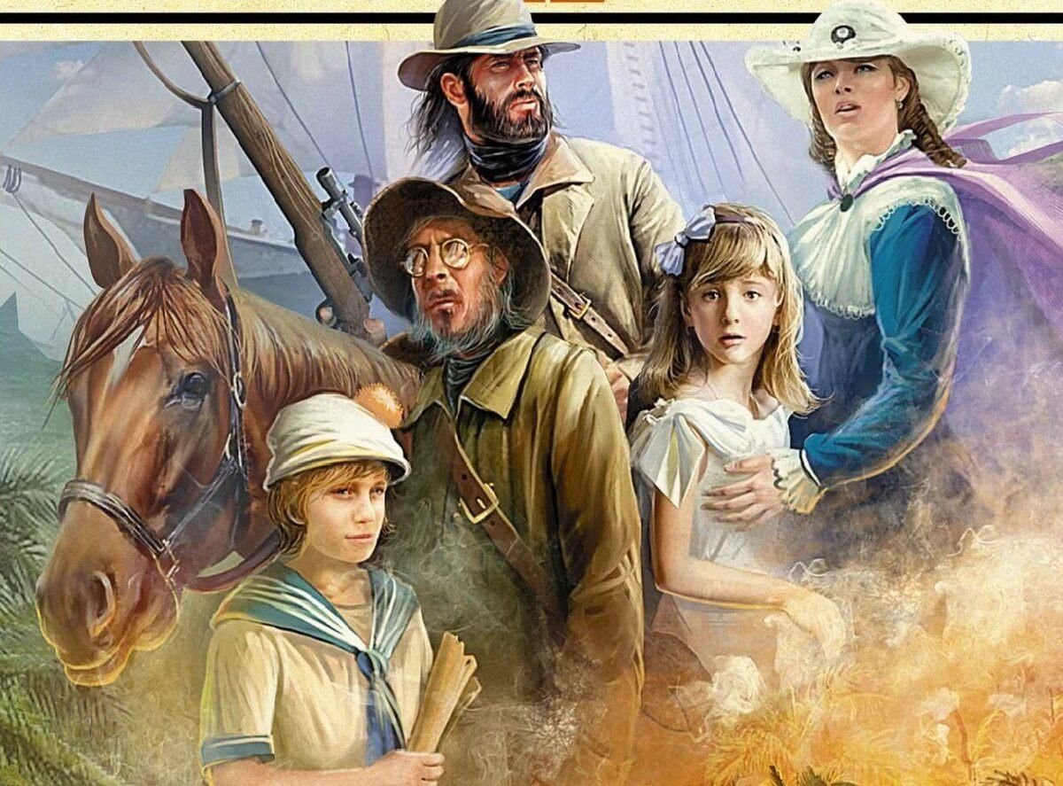 Дети капитана Гранта книга карта