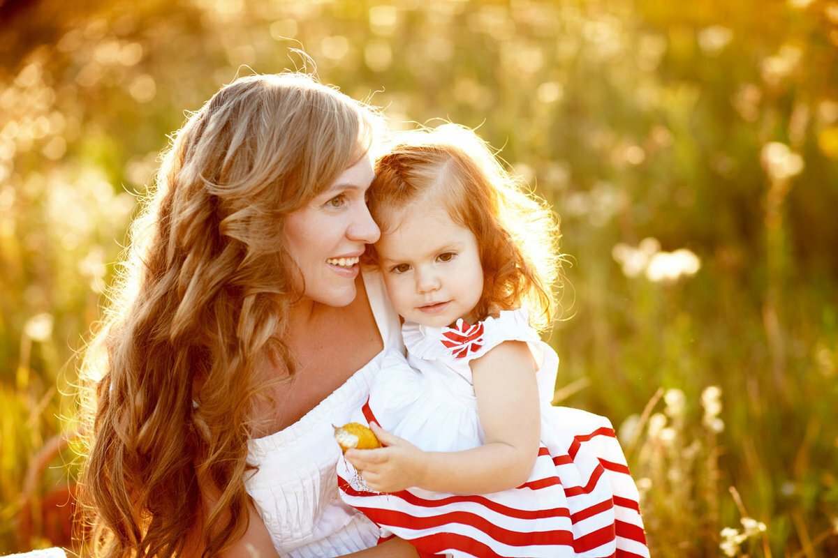 Фотосессия мама и малыш