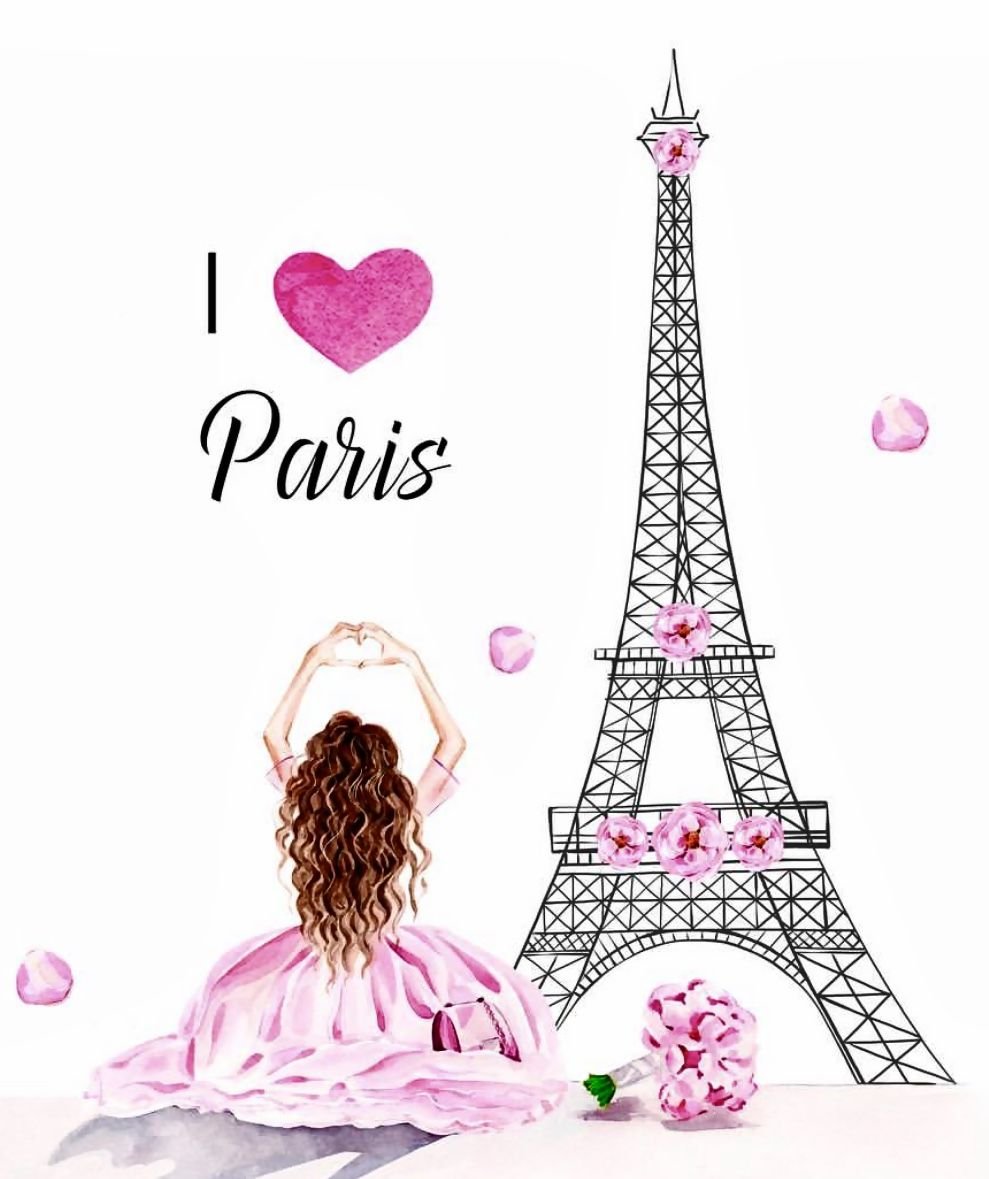 Скетчинг Эйфелева башня