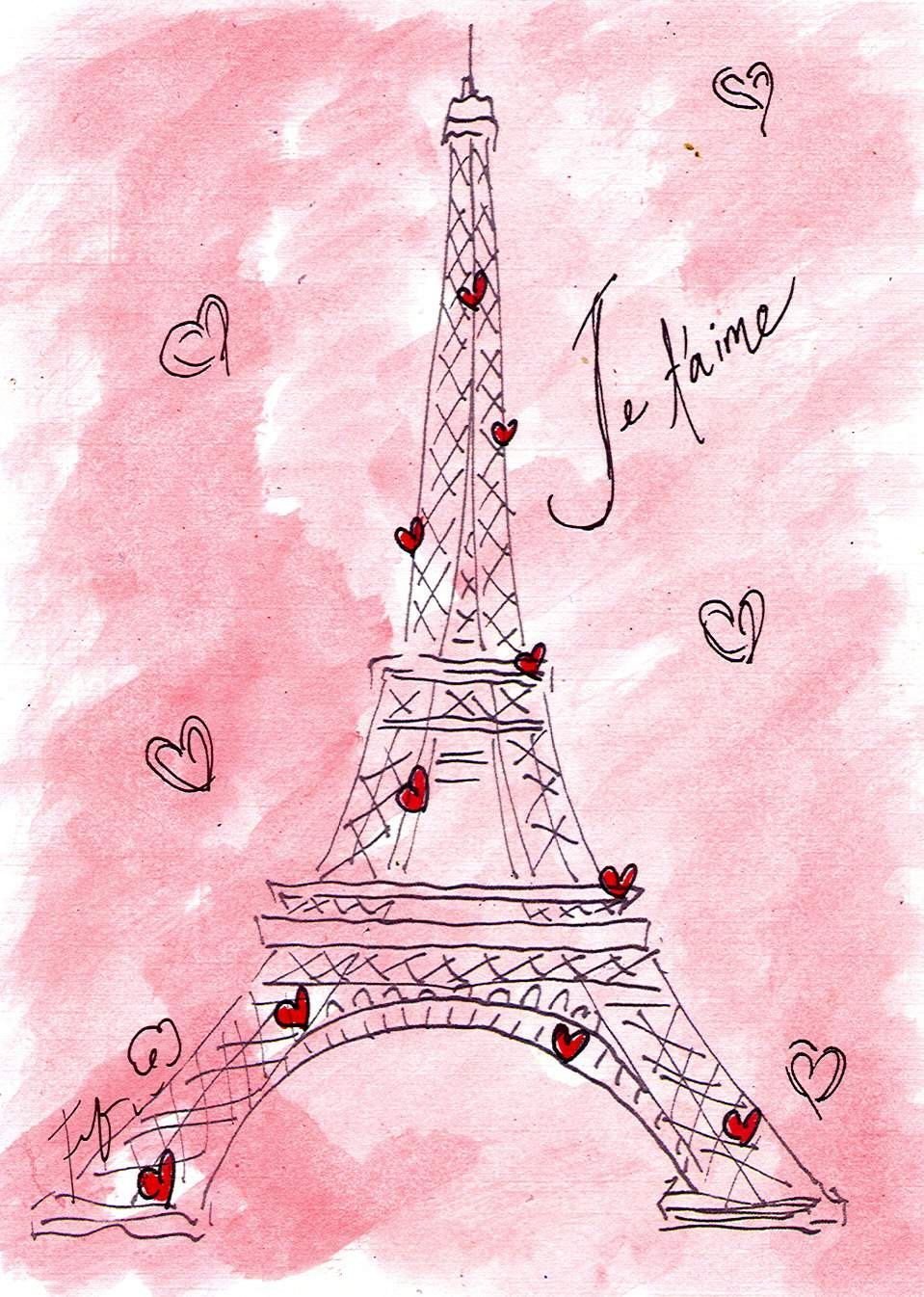 Надпись Париж