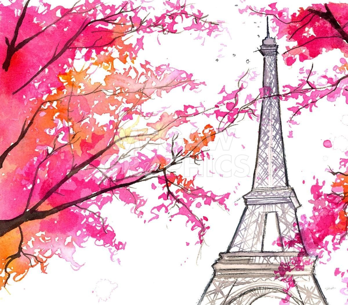 Томас Кинкейд Париж Эйфелева башня