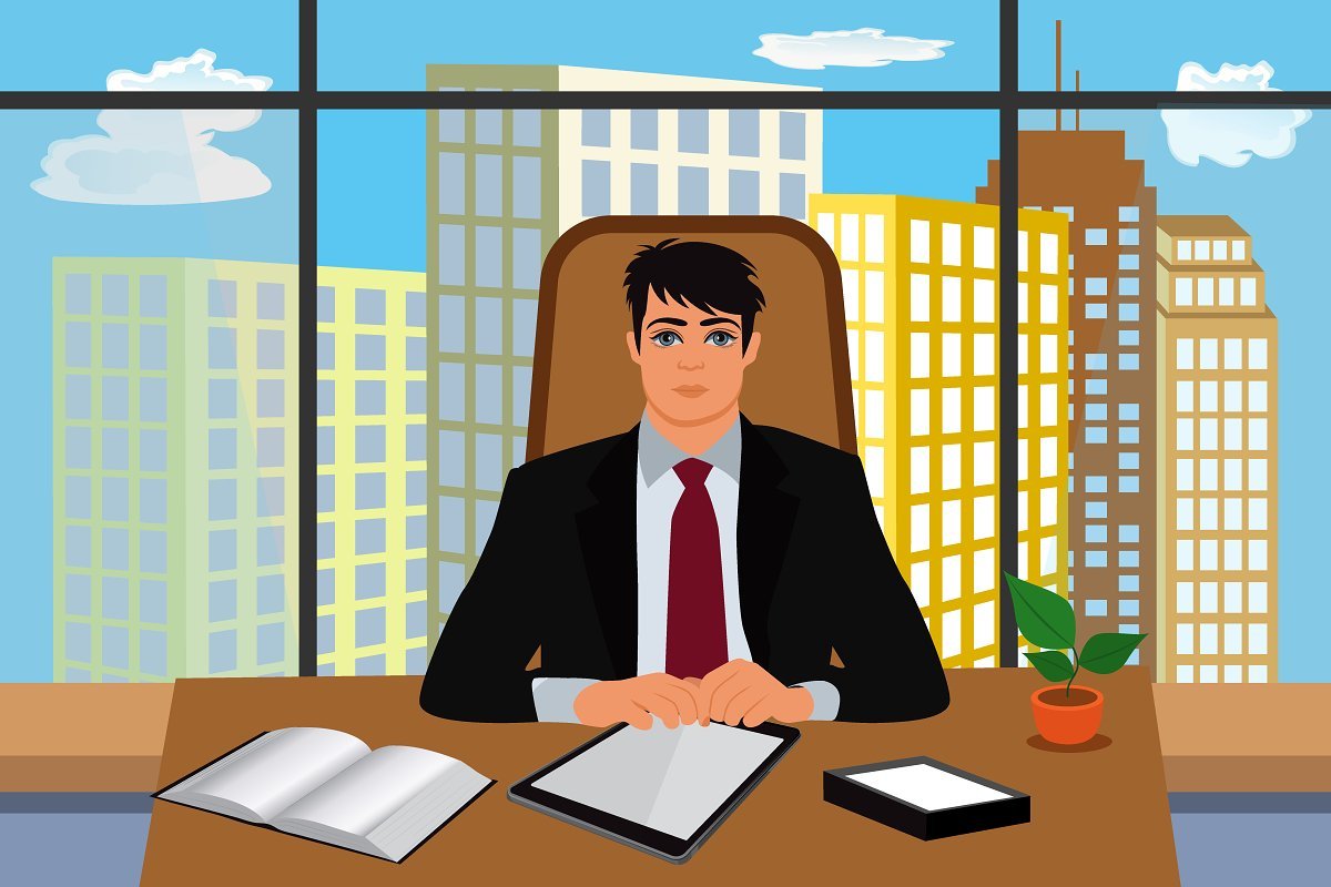 Директор иллюстрация