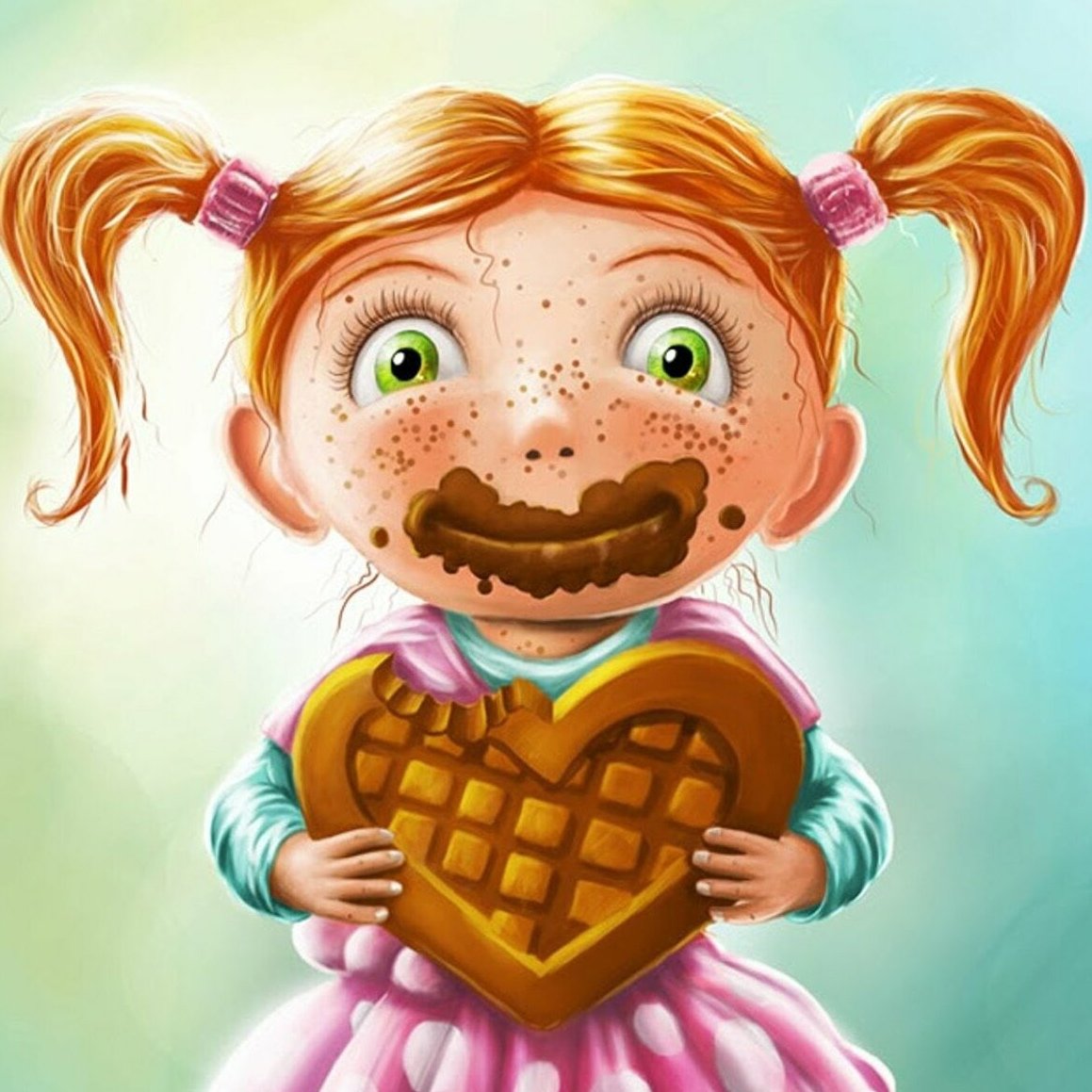 Девушка сладкоежка