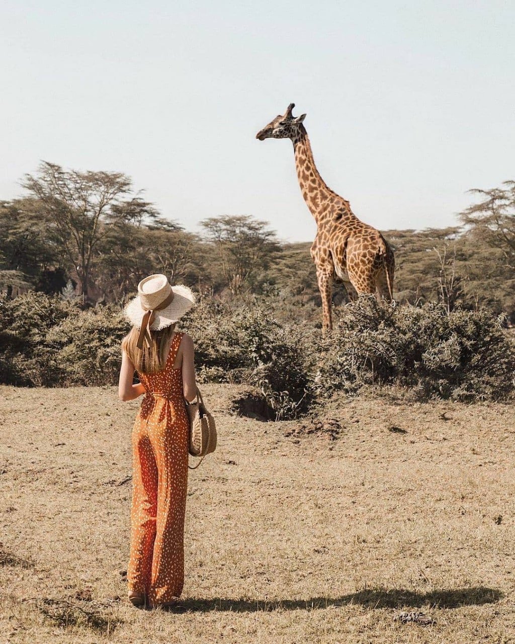 Танзания сафари девушка