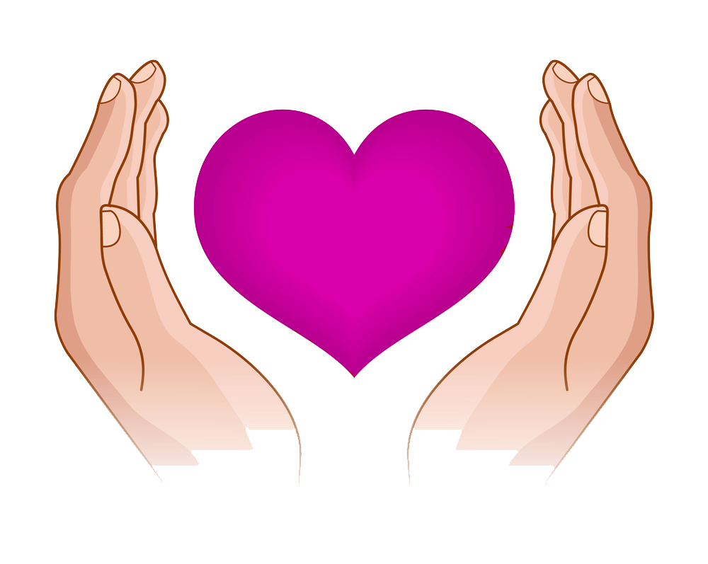 Сердце в руках клипарт