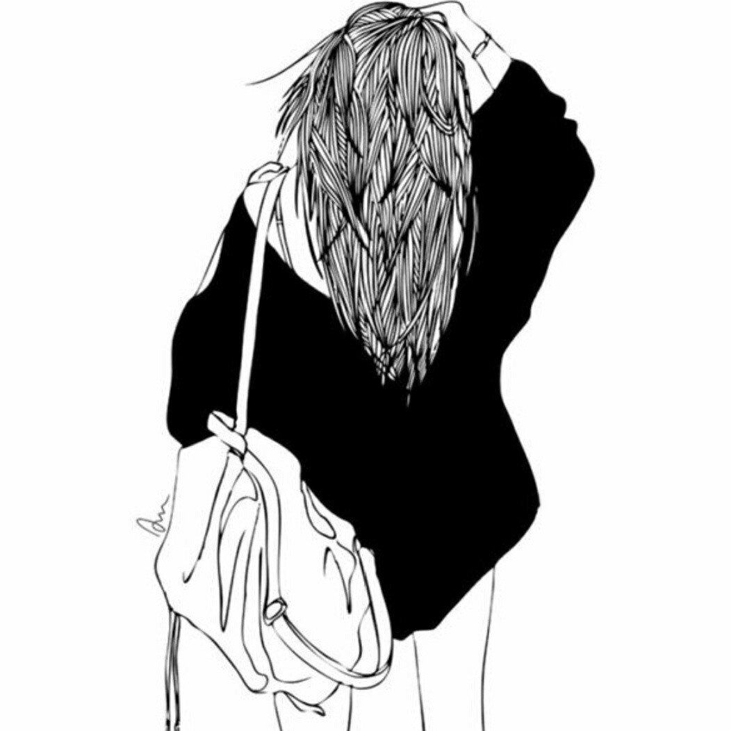 Девушка рисунок