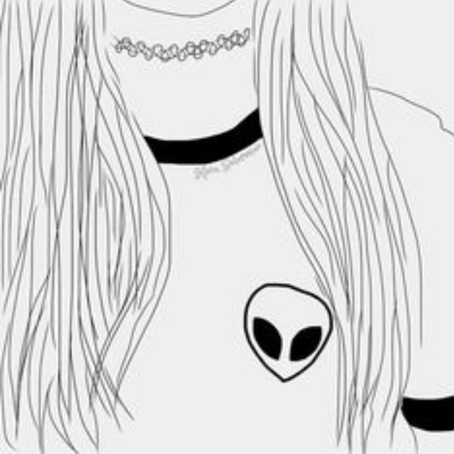 Девочка черно белая