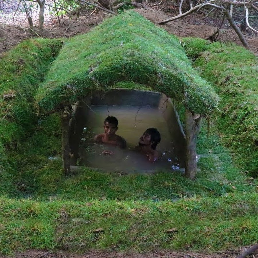 Саманная землянка