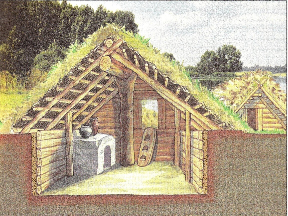Землянка жилище древних славян