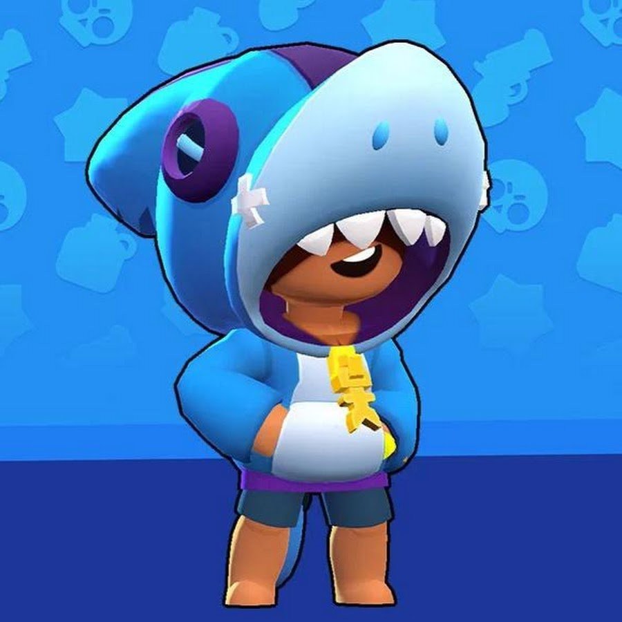 Леон акула из БРАВЛ старс