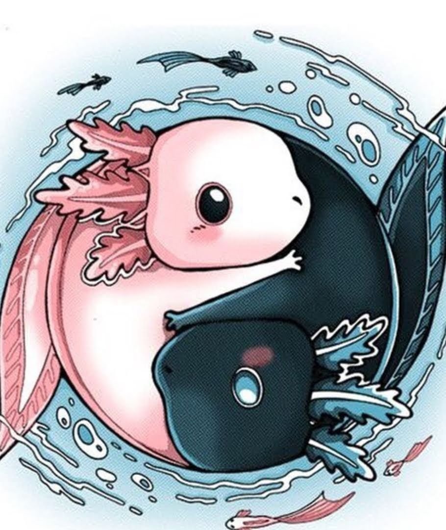 Лайн фурри аксолотль